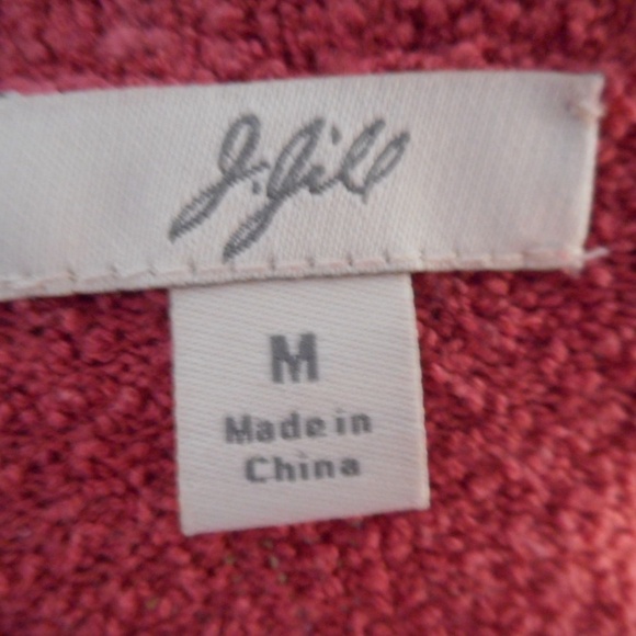 J. Jill Sz M Mauve silk Blend Top Lightweight Top - Picture 2 of 5